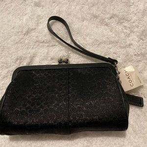 Coach Black Evening Clutch